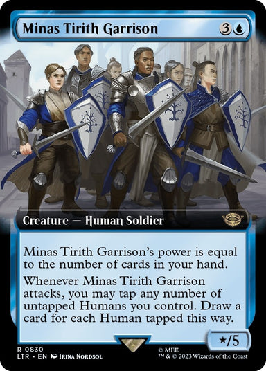 Image for Minas Tirith Garrison (Extended Art) (830) (LTR) - Magic: The Gathering