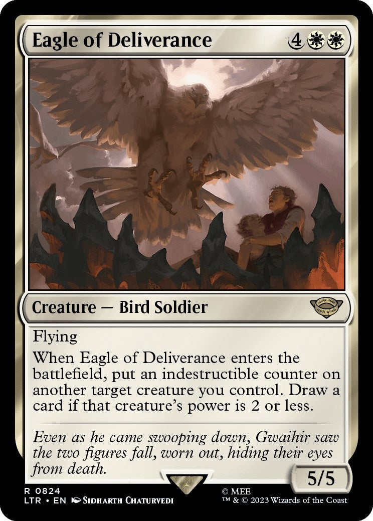 Image for Eagle of Deliverance (824) (LTR) - Magic: The Gathering