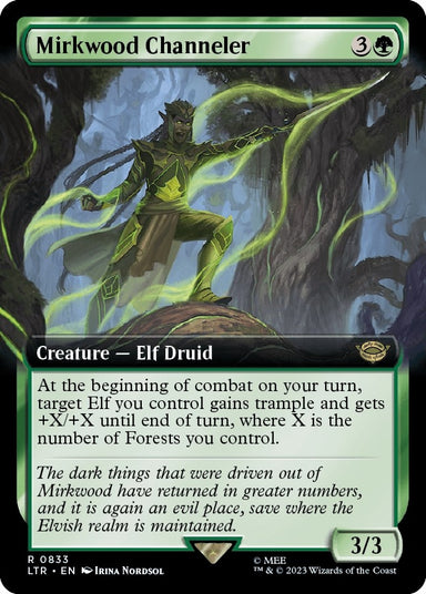 Image for Mirkwood Channeler (Extended Art) (833) (LTR) - Magic: The Gathering