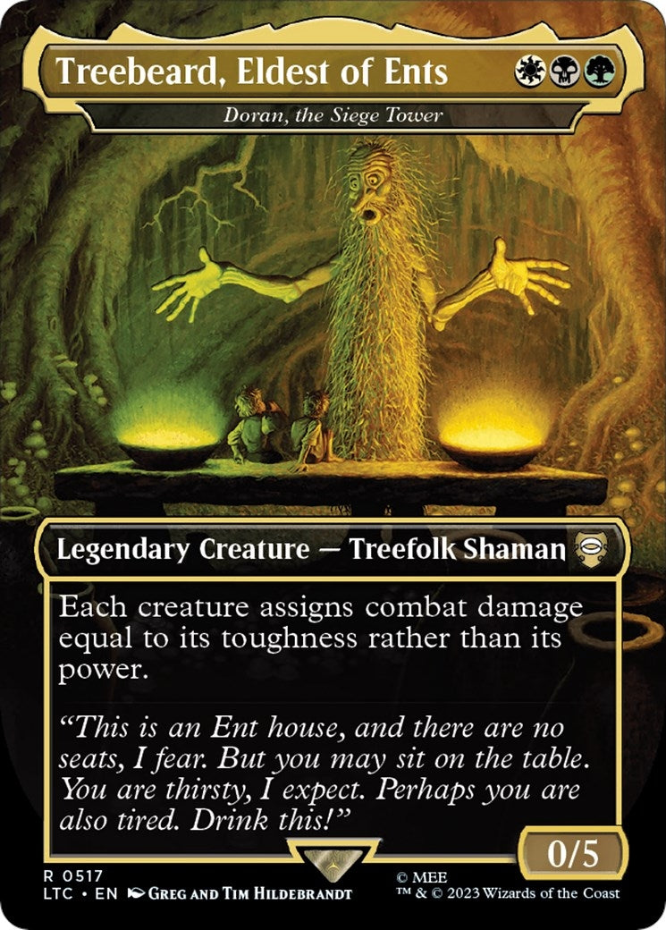 Image for Treebeard, Eldest of Ents - Doran, the Siege Tower (Borderless) (517) - Magic: The Gathering