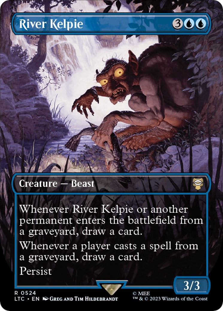 Image for River Kelpie (Borderless) (524) - Magic: The Gathering