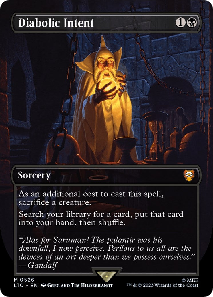 Image for Diabolic Intent (Borderless) (526) - Magic: The Gathering