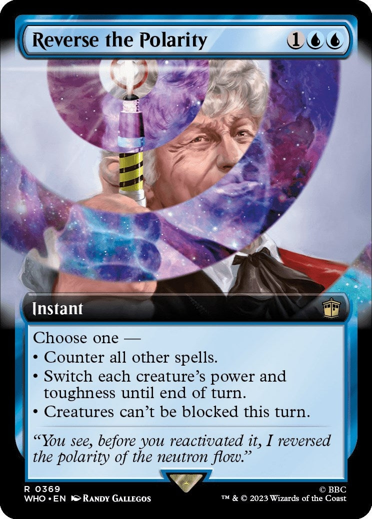 Image for Reverse the Polarity (Extended Art) (369) (Universes Beyond: Doctor Who) (WHO) - Magic: The Gathering