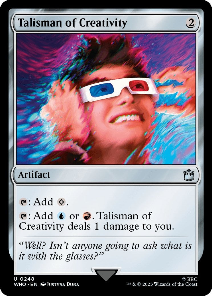 Image for Talisman of Creativity (248) (Universes Beyond: Doctor Who) (WHO) - Magic: The Gathering