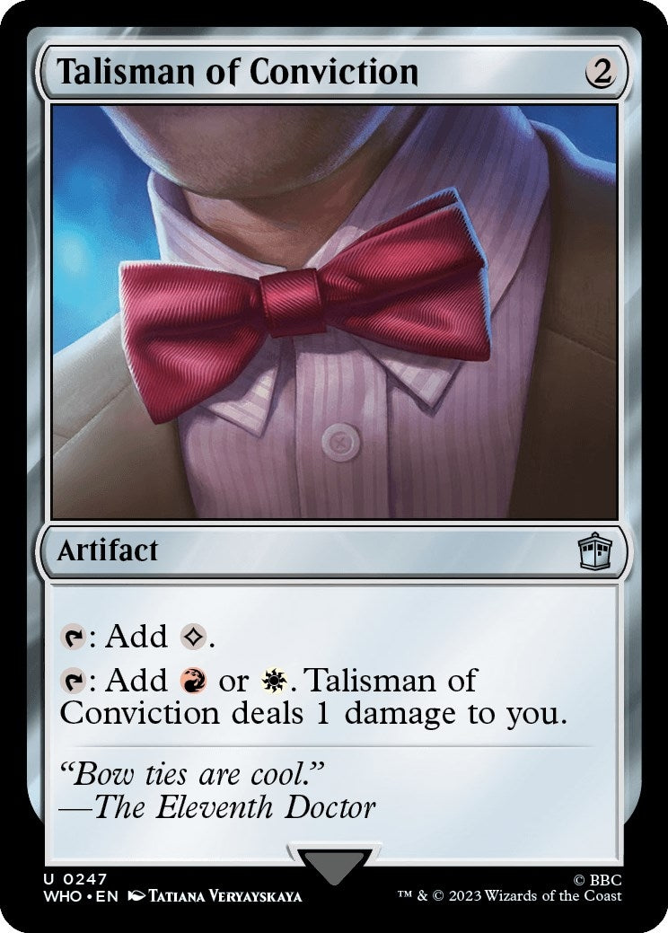 Image for Talisman of Conviction (247) (Universes Beyond: Doctor Who) (WHO) - Magic: The Gathering