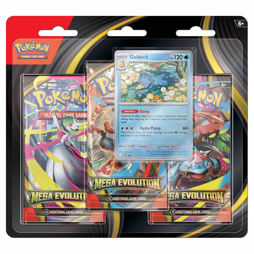 Pokémon TCG Mega Evolution Three Booster Blister