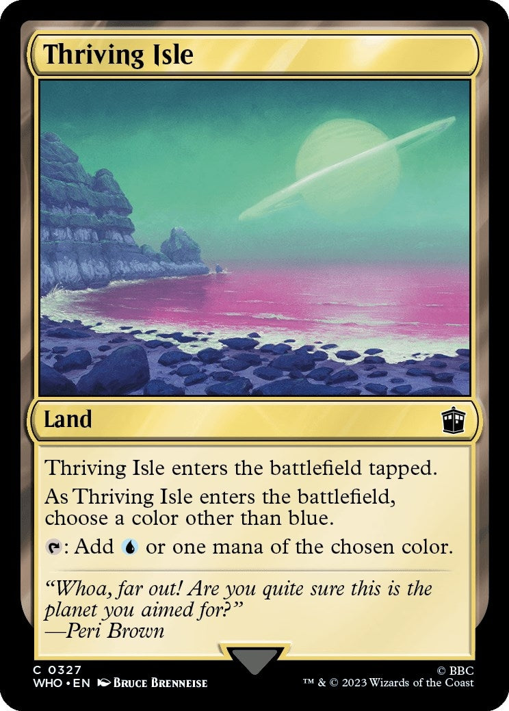 Image for Thriving Isle (327) (Universes Beyond: Doctor Who) (WHO) - Magic: The Gathering