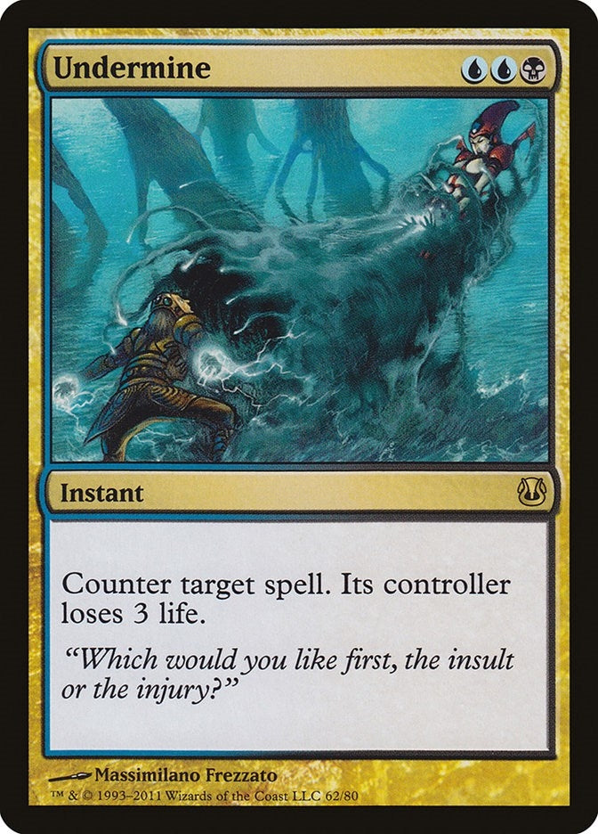 Undermine (62) (Ajani vs. Nicol Bolas)