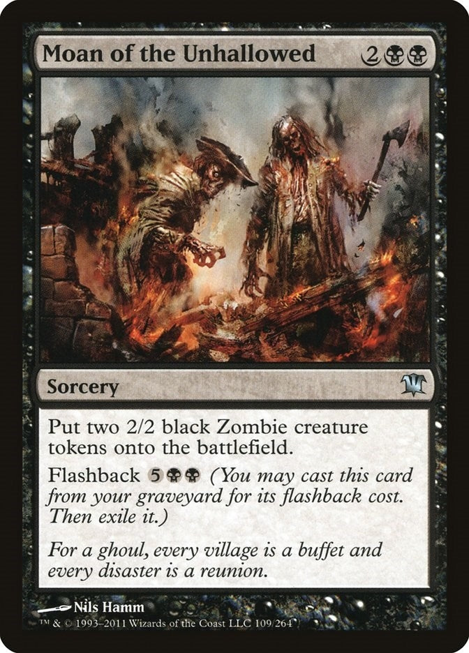 Image for Moan of the Unhallowed (109) (Innistrad) (ISD) - Magic: The Gathering