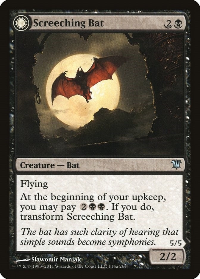 Image for Screeching Bat (114) (Innistrad) (ISD) - Magic: The Gathering