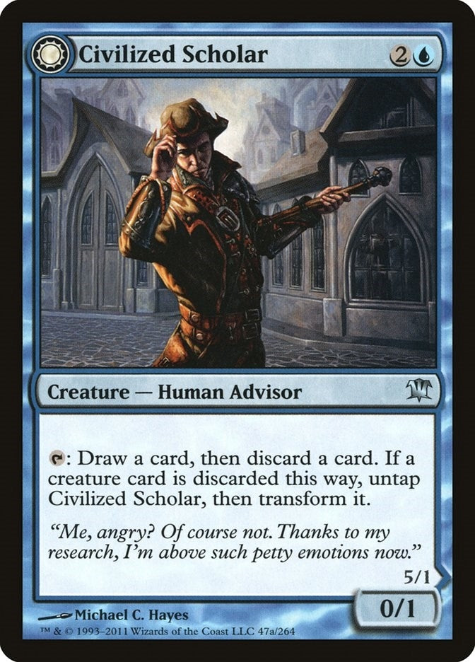 Image for Civilized Scholar (47) (Innistrad) (ISD) - Magic: The Gathering