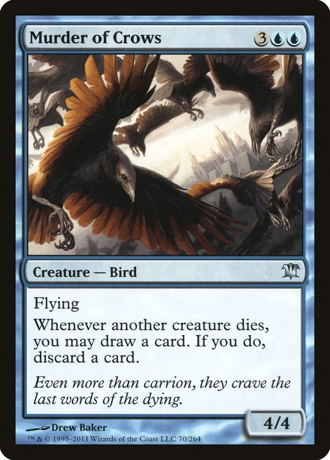 Image for Murder of Crows (70) (Innistrad) (ISD) - Magic: The Gathering