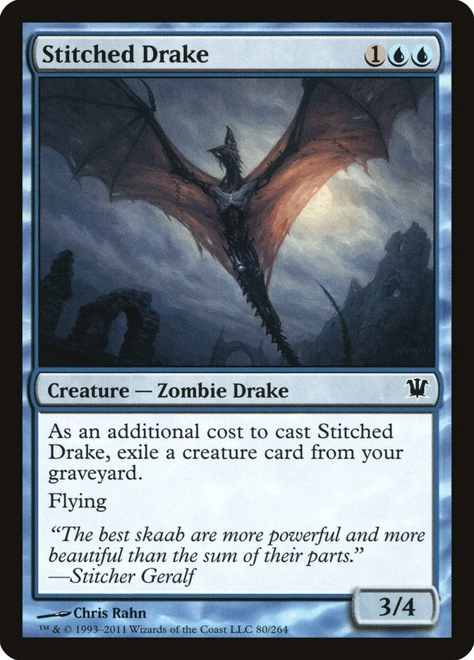 Image for Stitched Drake (80) (Innistrad) (ISD) - Magic: The Gathering