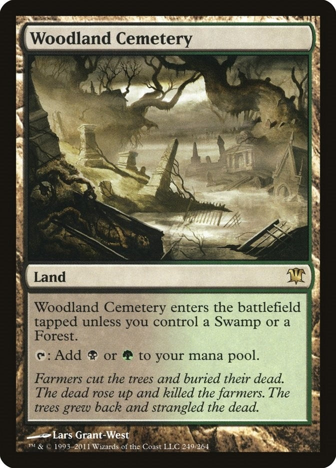 Image for Woodland Cemetery (249) (Innistrad) (ISD) - Magic: The Gathering