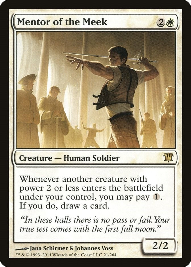 Image for Mentor of the Meek (21) (Innistrad) (ISD) - Magic: The Gathering