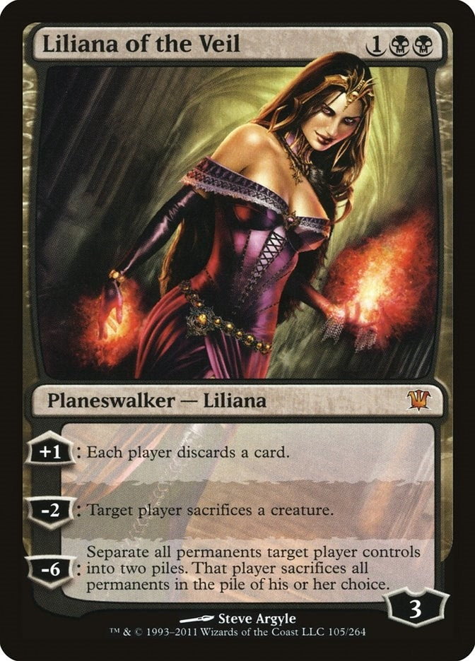 Image for Liliana of the Veil (105) (Innistrad) (ISD) - Magic: The Gathering