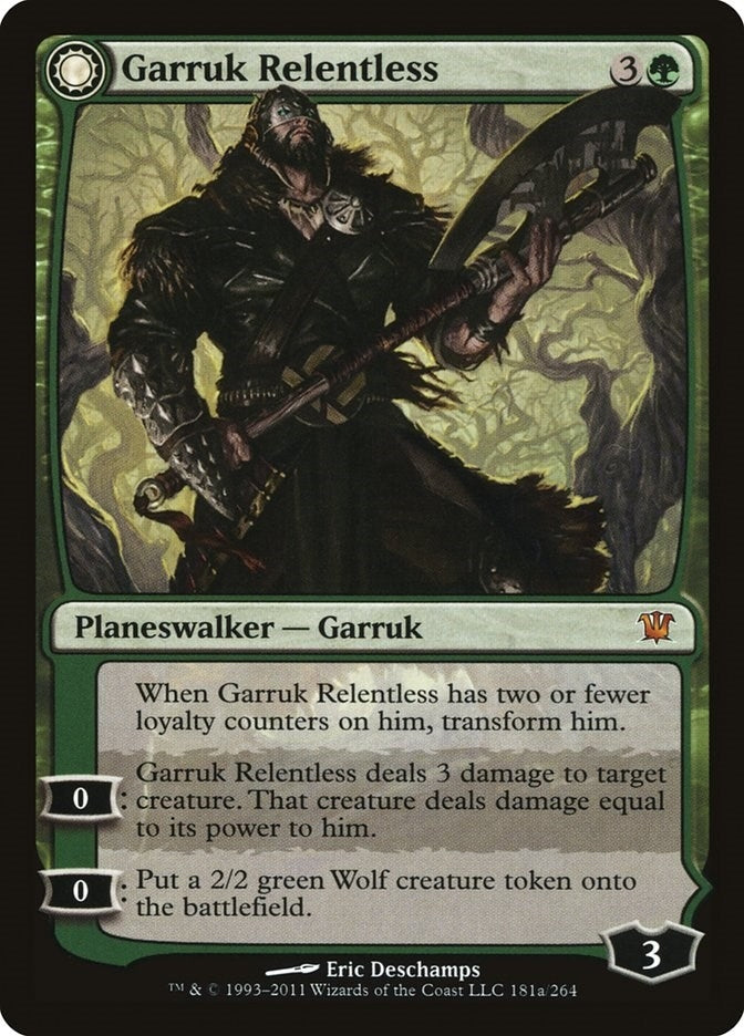 Image for Garruk Relentless (181) (Innistrad) (ISD) - Magic: The Gathering