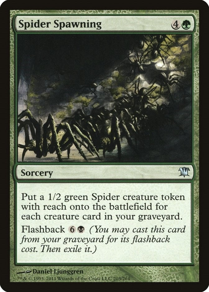 Image for Spider Spawning (203) (Innistrad) (ISD) - Magic: The Gathering