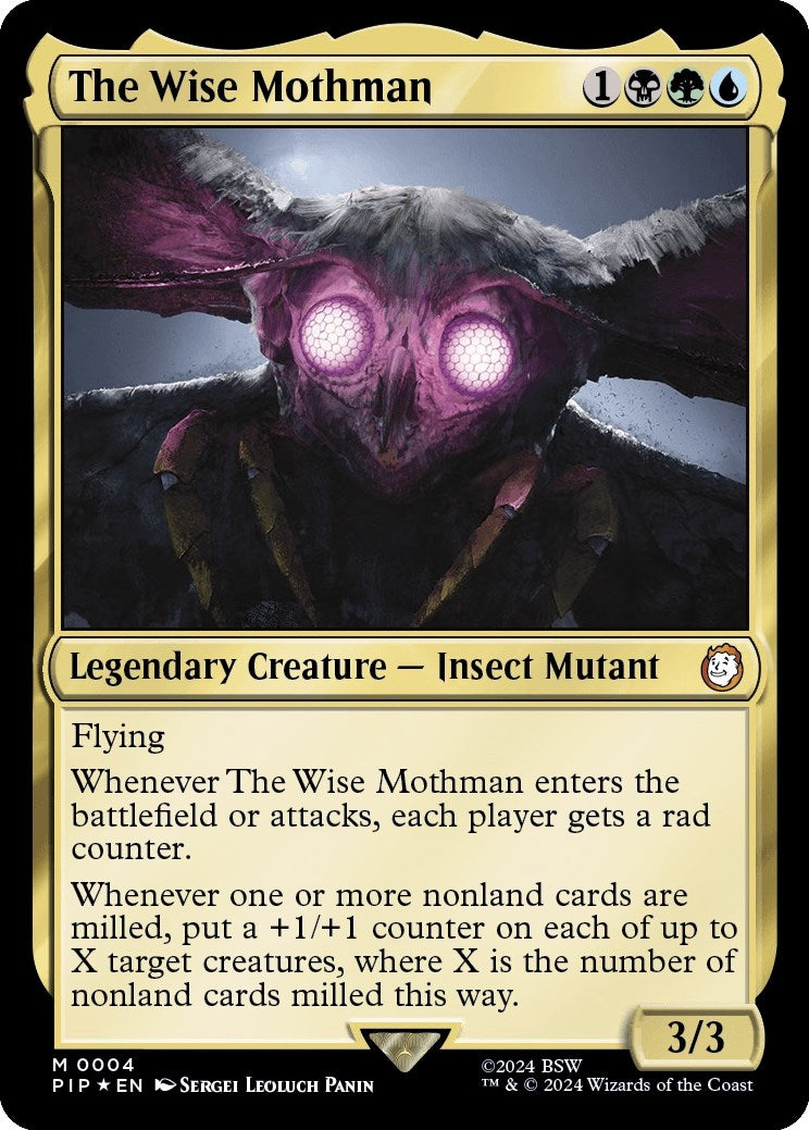 Image for The Wise Mothman (4) (Universes Beyond: Fallout) (PIP) - Magic: The Gathering