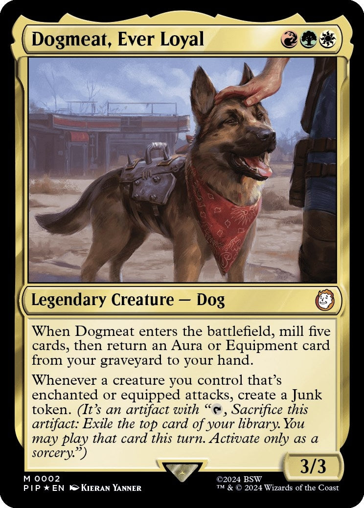 Image for Dogmeat, Ever Loyal (2) (Universes Beyond: Fallout) (PIP) - Magic: The Gathering