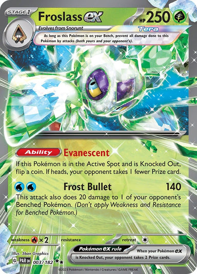 Image for Froslass ex (003/182) (SV04: Paradox Rift) (PAR) - Pokemon
