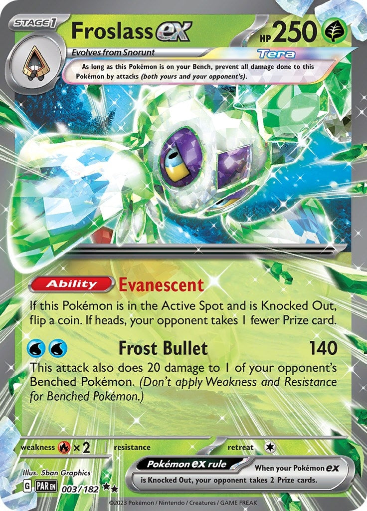 Image for Froslass ex (003/182) (SV04: Paradox Rift) (PAR) - Pokemon