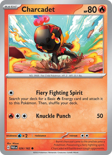 Image for Charcadet (026/182) (SV04: Paradox Rift) (PAR) - Pokemon