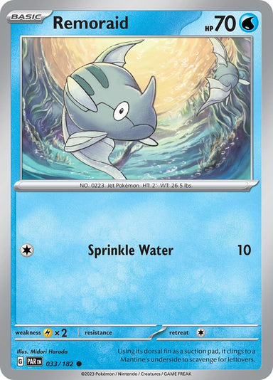 Image for Remoraid (033/182) (SV04: Paradox Rift) (PAR) - Pokemon