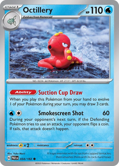 Image for Octillery (034/182) (SV04: Paradox Rift) (PAR) - Pokemon