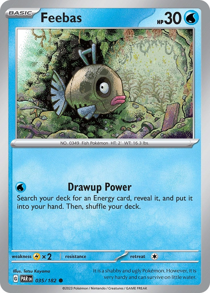 Image for Feebas (035/182) (SV04: Paradox Rift) (PAR) - Pokemon