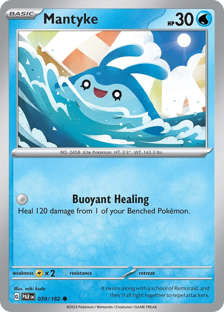 Image for Mantyke (039/182) (SV04: Paradox Rift) (PAR) - Pokemon