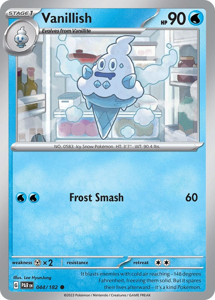 Image for Vanillish (044/182) (SV04: Paradox Rift) (PAR) - Pokemon