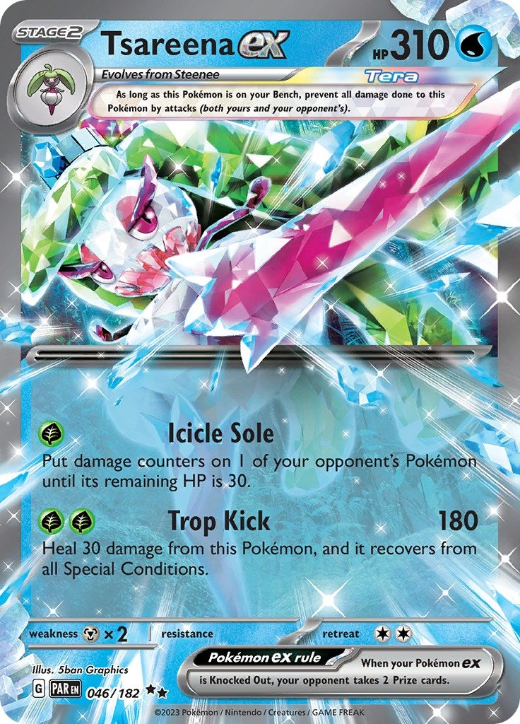 Image for Tsareena ex (046/182) (SV04: Paradox Rift) (PAR) - Pokemon