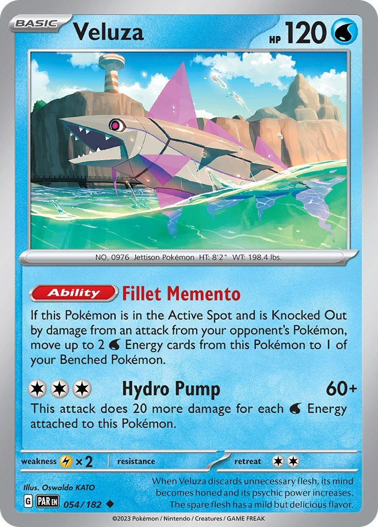 Image for Veluza (054/182) (SV04: Paradox Rift) (PAR) - Pokemon