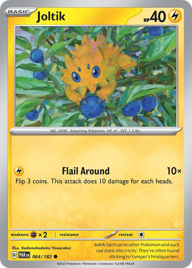 Image for Joltik (064/182) (SV04: Paradox Rift) (PAR) - Pokemon