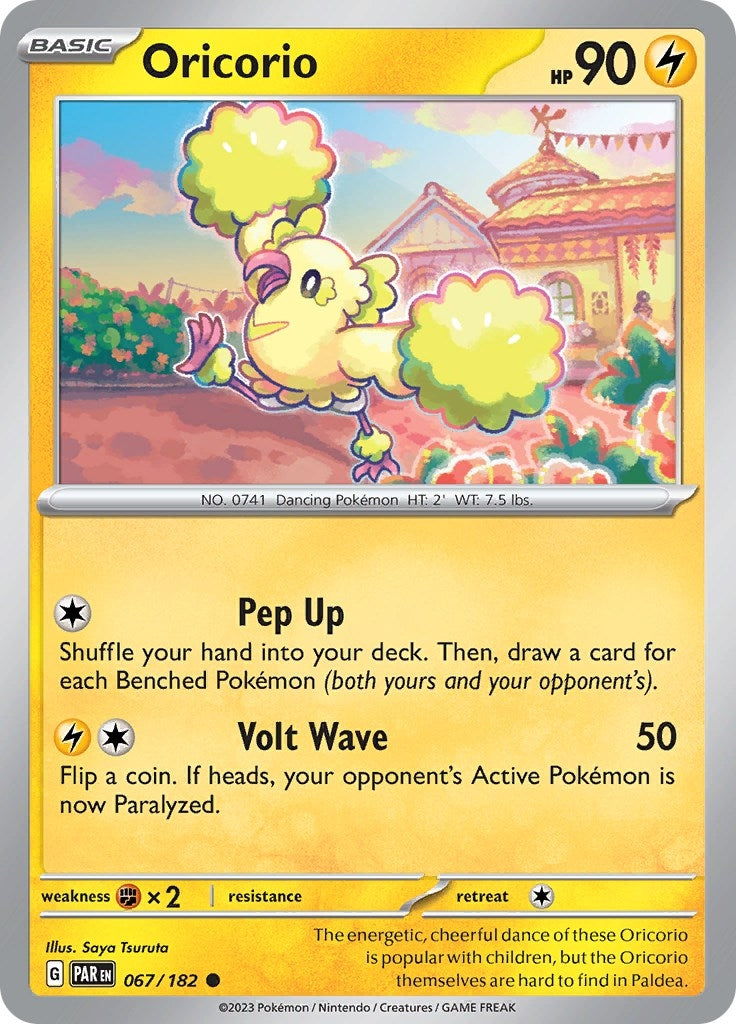 Image for Oricorio (067/182) (SV04: Paradox Rift) (PAR) - Pokemon