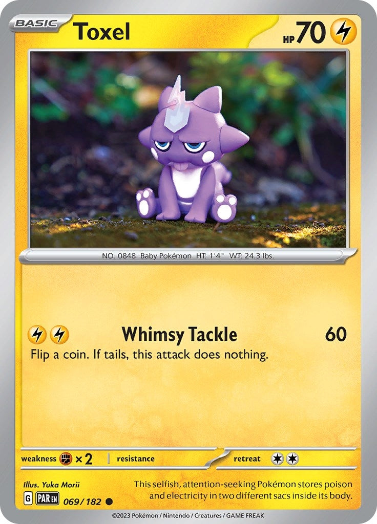 Image for Toxel (069/182) (SV04: Paradox Rift) (PAR) - Pokemon
