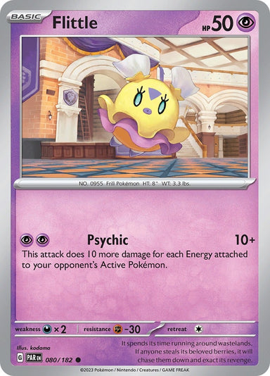 Image for Flittle (080/182) (SV04: Paradox Rift) (PAR) - Pokemon