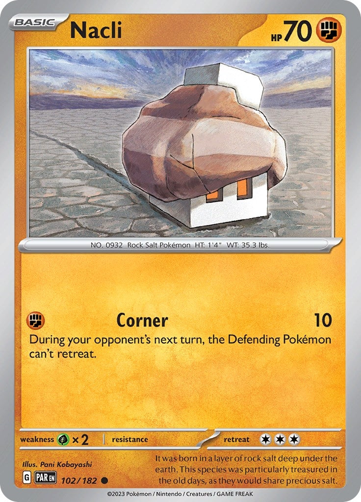 Image for Nacli (102/182) (SV04: Paradox Rift) (PAR) - Pokemon
