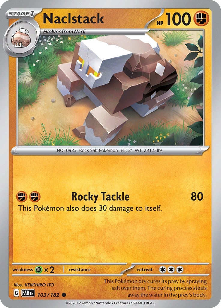 Image for Naclstack (103/182) (SV04: Paradox Rift) (PAR) - Pokemon