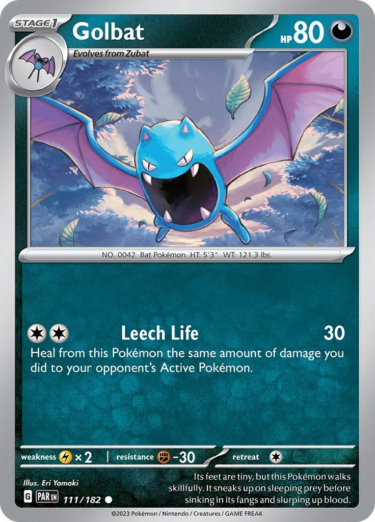 Image for Golbat (111/182) (SV04: Paradox Rift) (PAR) - Pokemon