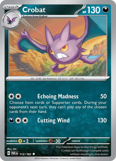 Image for Crobat (112/182) (SV04: Paradox Rift) (PAR) - Pokemon