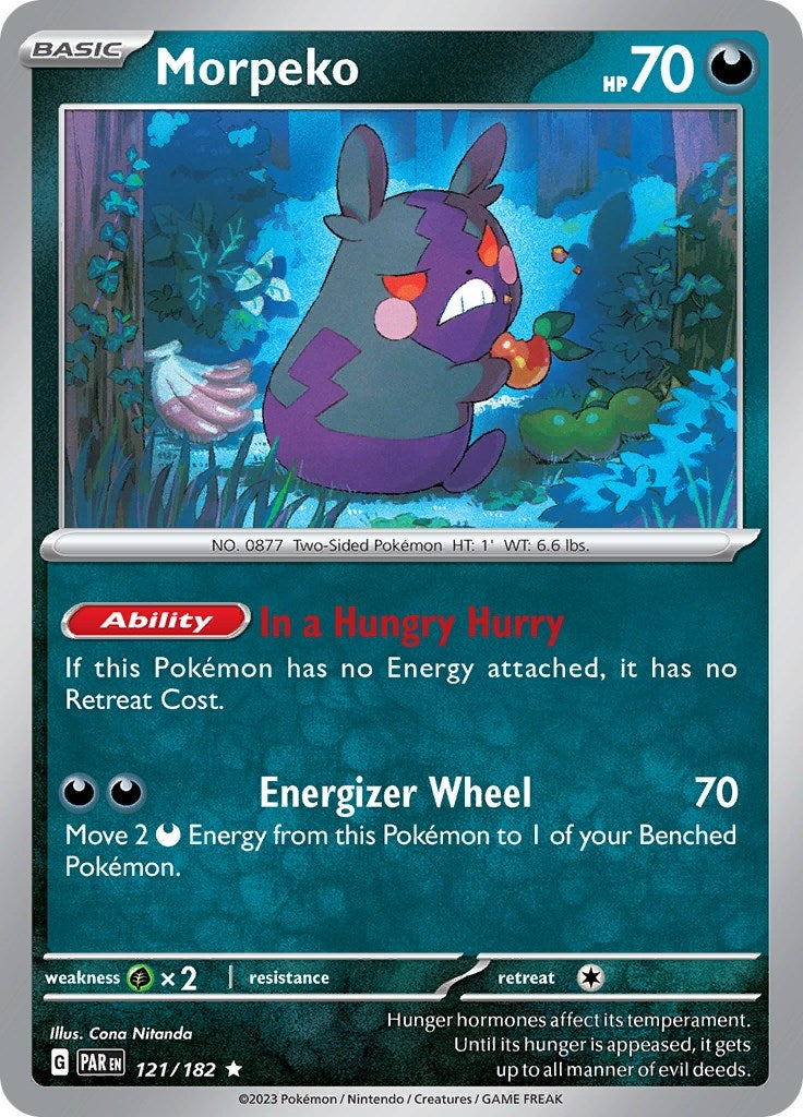 Image for Morpeko (121/182) (SV04: Paradox Rift) (PAR) - Pokemon