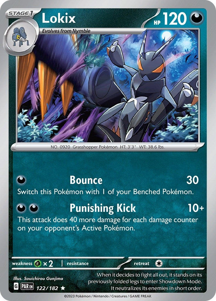 Image for Lokix (122/182) (SV04: Paradox Rift) (PAR) - Pokemon