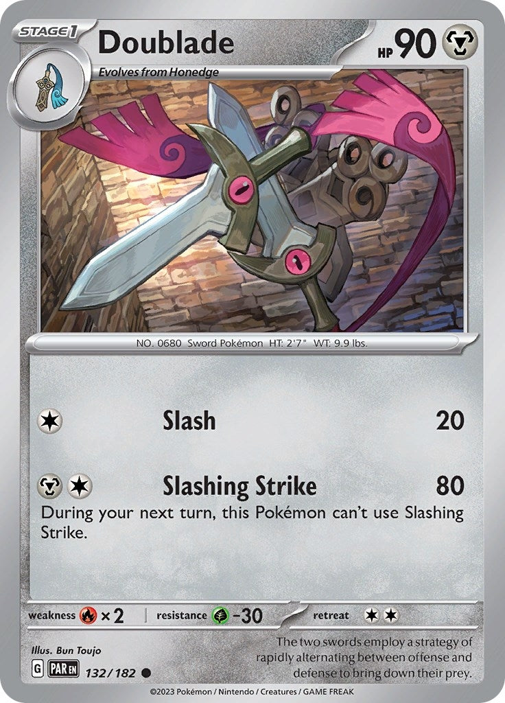 Image for Doublade (132/182) (SV04: Paradox Rift) (PAR) - Pokemon