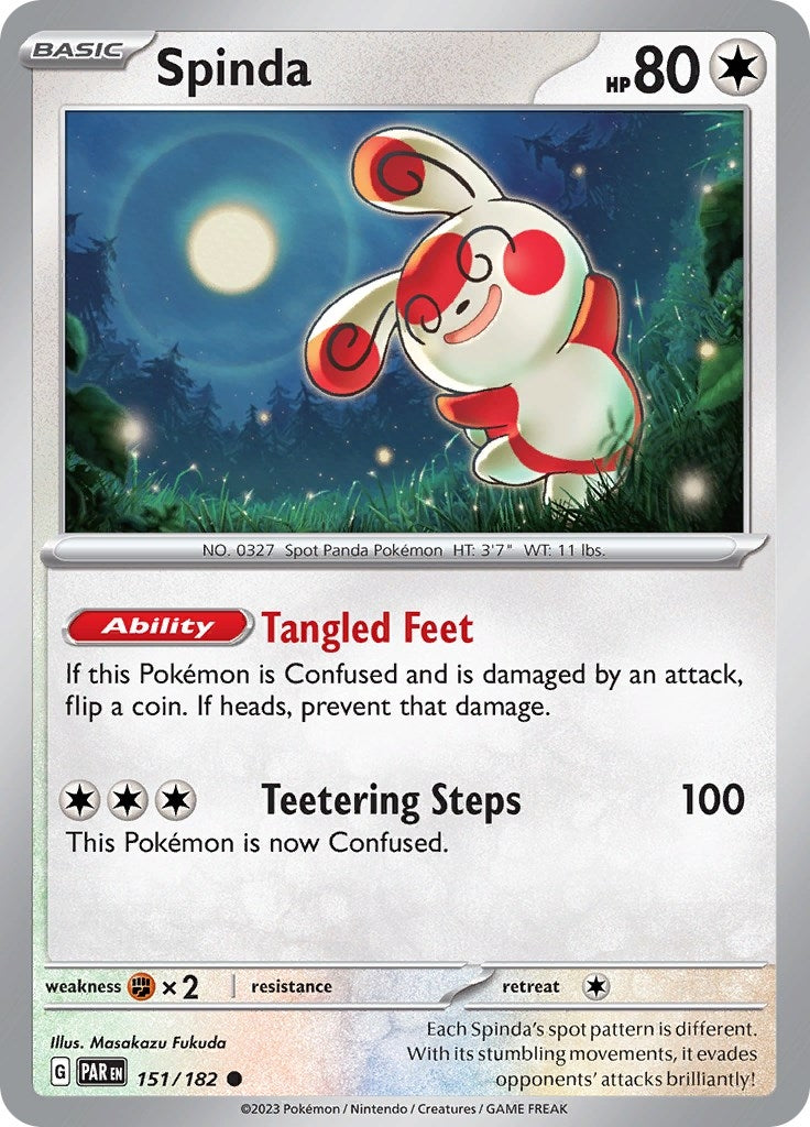 Image for Spinda (151/182) (SV04: Paradox Rift) (PAR) - Pokemon