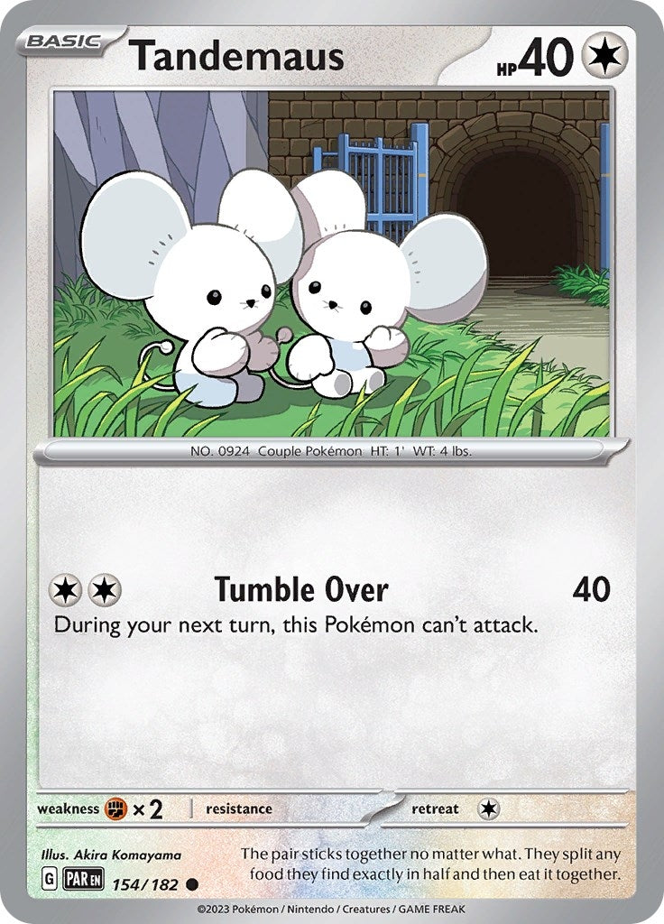 Image for Tandemaus (154/182) (SV04: Paradox Rift) (PAR) - Pokemon