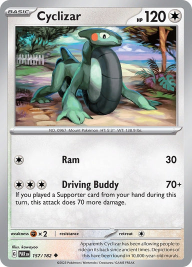 Image for Cyclizar (157/182) (SV04: Paradox Rift) (PAR) - Pokemon