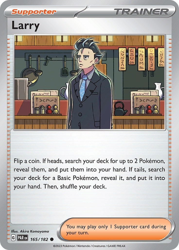 Image for Larry (165/182) (SV04: Paradox Rift) (PAR) - Pokemon