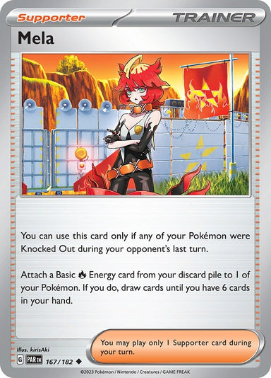 Image for Mela (167/182) (SV04: Paradox Rift) (PAR) - Pokemon